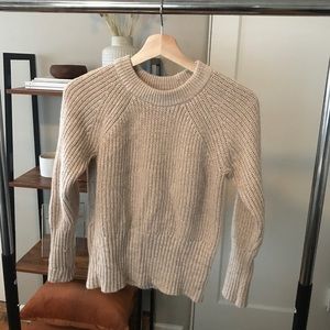 Cute Beige Pullover Sweater